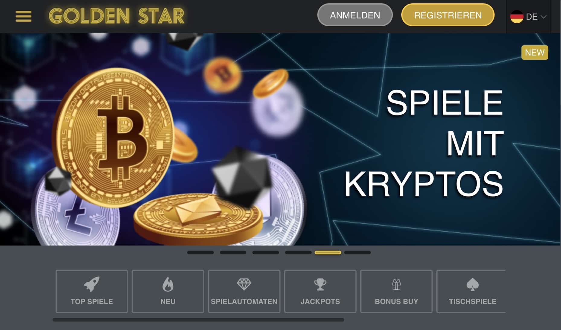 bitcoin casino golden star