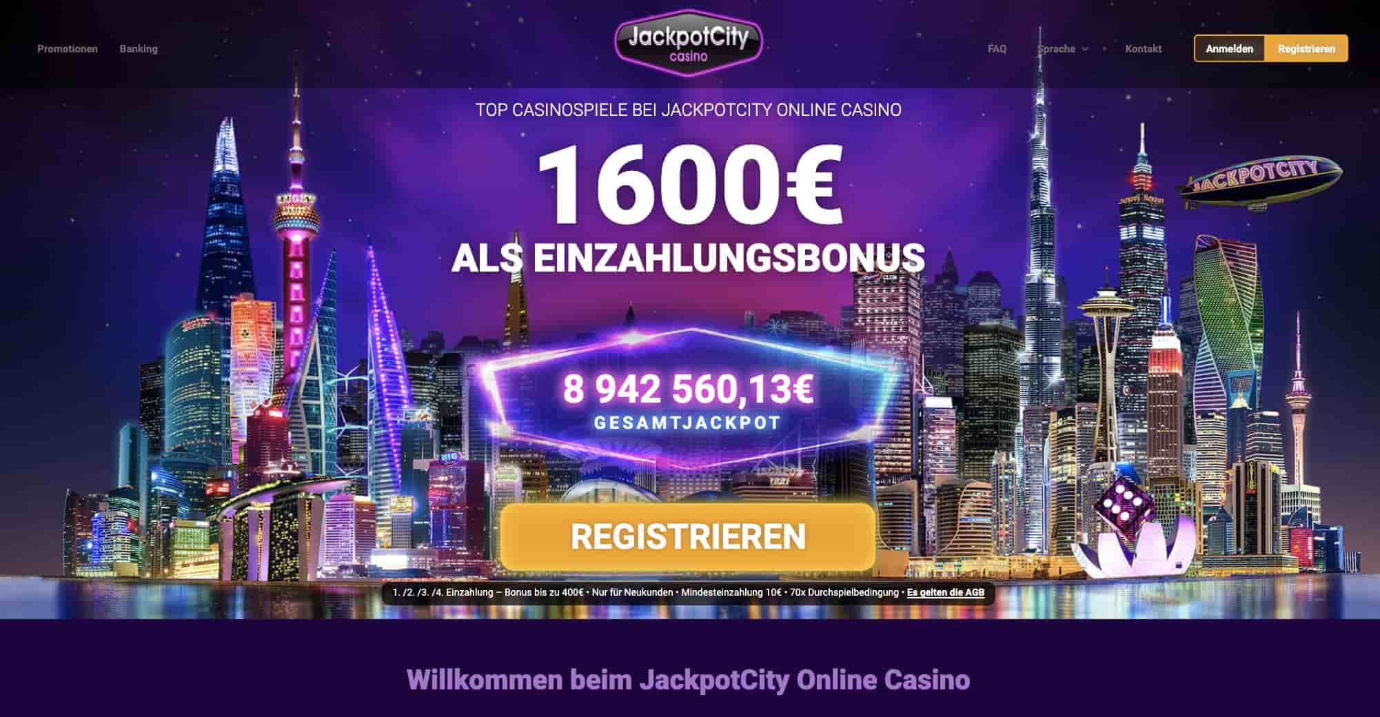 JackpotCity Casino Liechtenstein