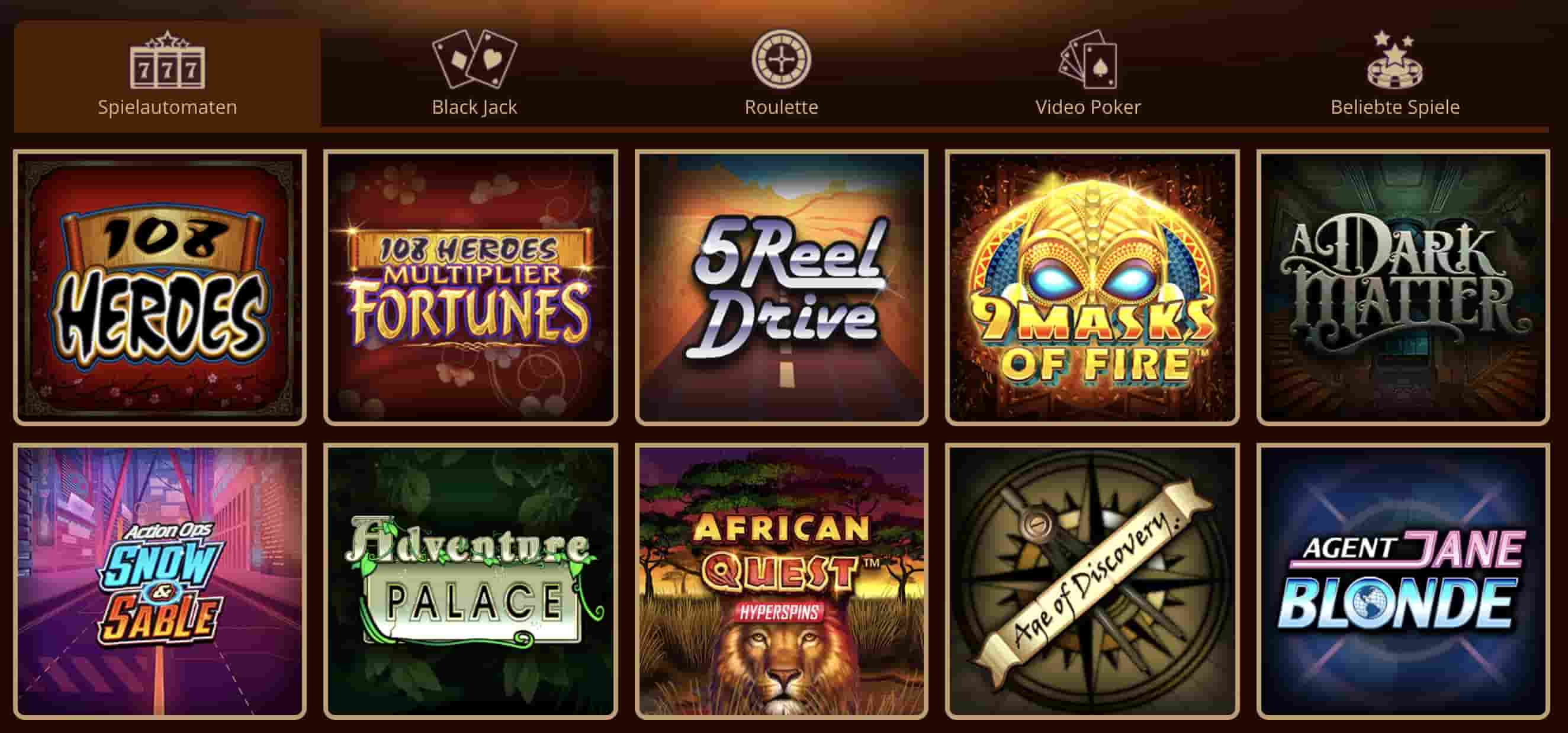 river belle casino games