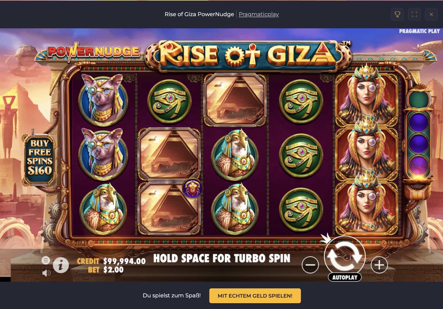 rolling slots demo